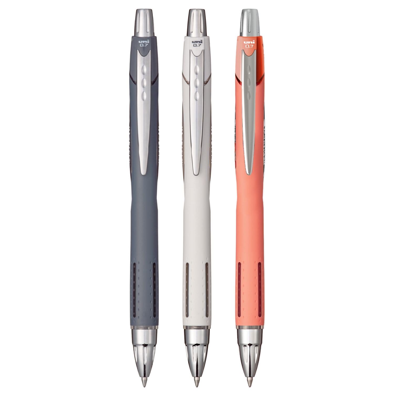 slide 2 of 7, Uni-Ball uniball™ Jetstream RT Ballpoint Pens, 3 Pack, Fine Point (0.7mm), Black, 1 ct