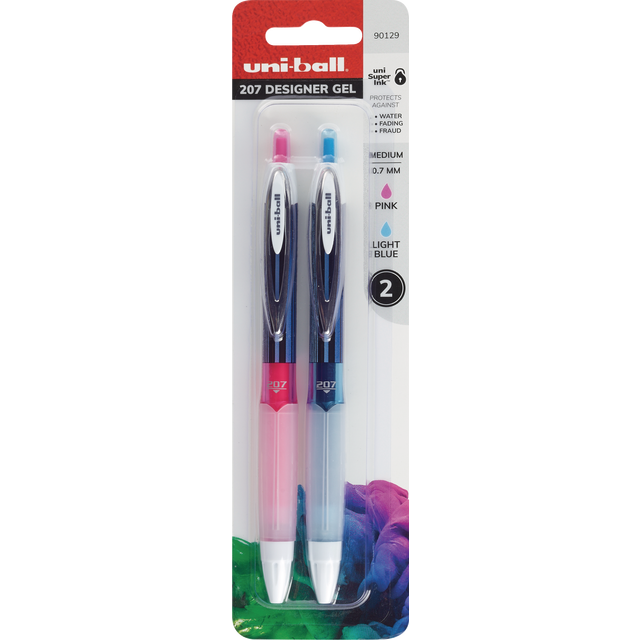 slide 1 of 1, 207 Dsg 2Cd So Om Pnk/L Blu 0.7Mm, 2 ct