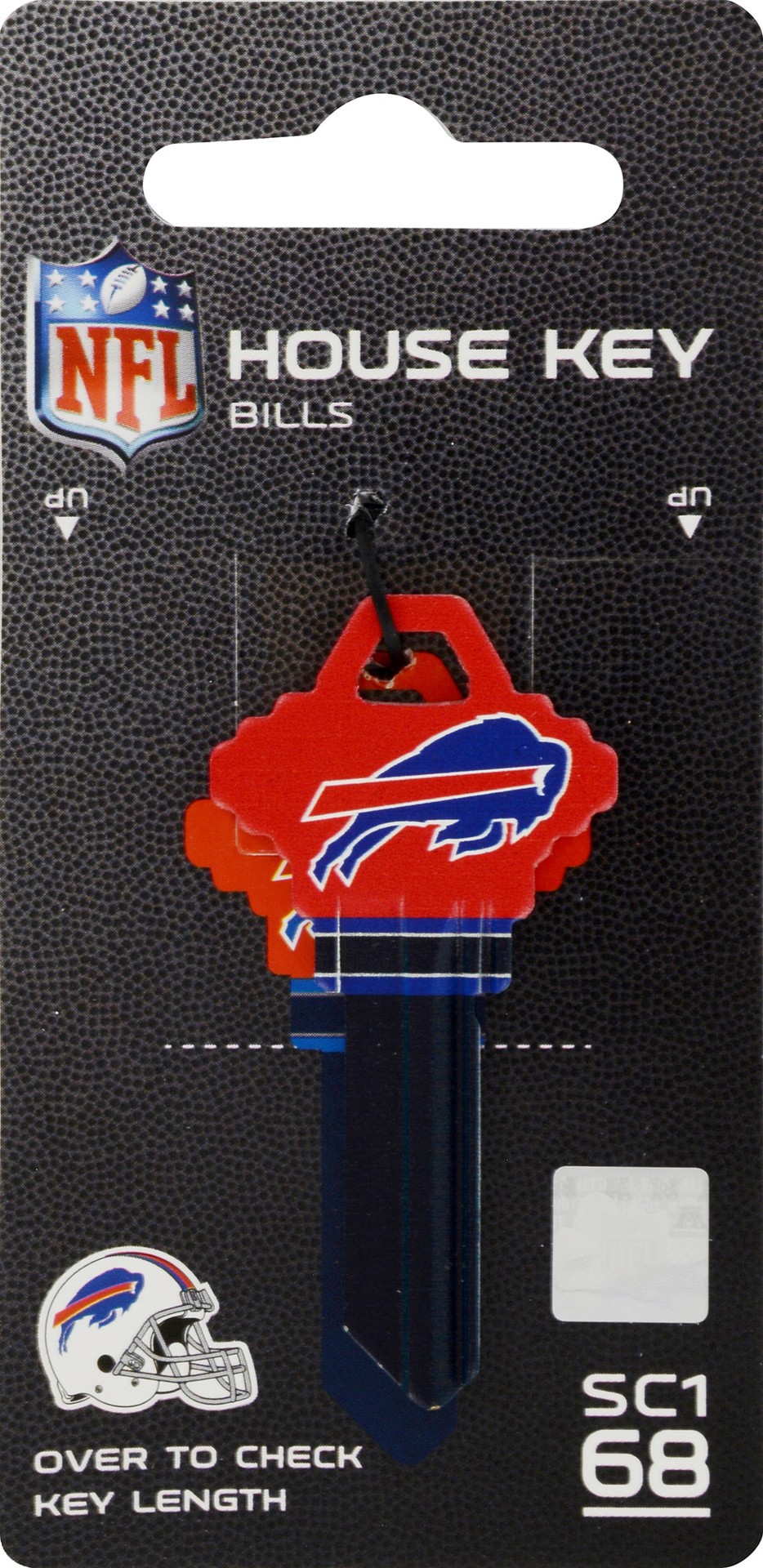 slide 3 of 5, Fanatix Buffalo Bills Multicolored Sports Key Brass House/Entry Key Blank, 1 ct