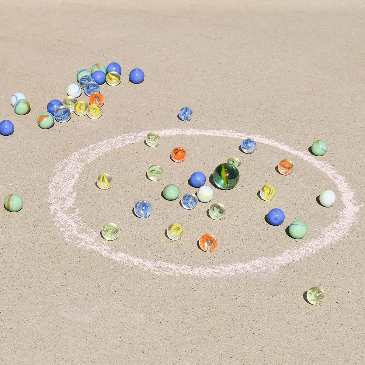 slide 7 of 17, 50 Count Marbles, 50 ct