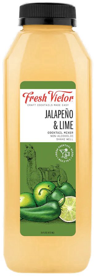 slide 1 of 1, Fresh Victor Jalapeño & Lime Cocktail Mixer, 16 oz