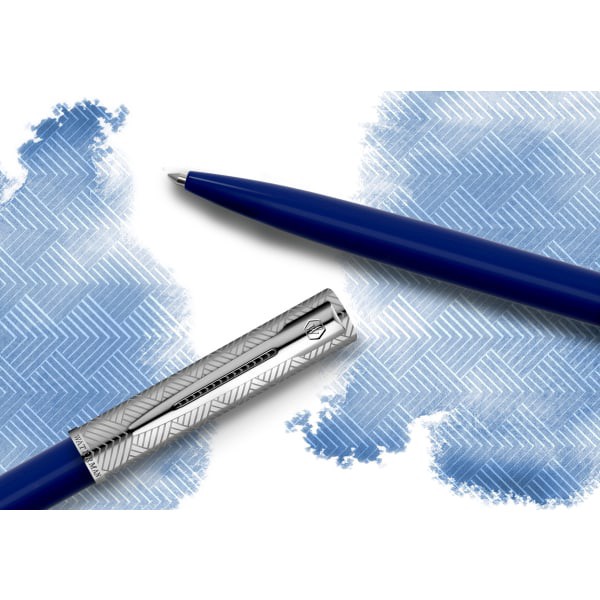 slide 3 of 5, Waterman Allure Deluxe Ballpoint Pen, Medium Point, 0.7 Mm, Blue Lacquer Barrel, Blue Ink, 1 ct
