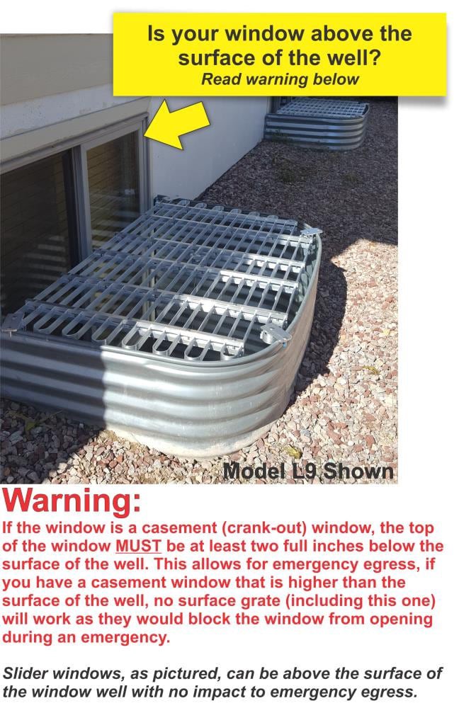 slide 5 of 5, Adjust-A-Grate Metal Window Well Cover, 1 ct