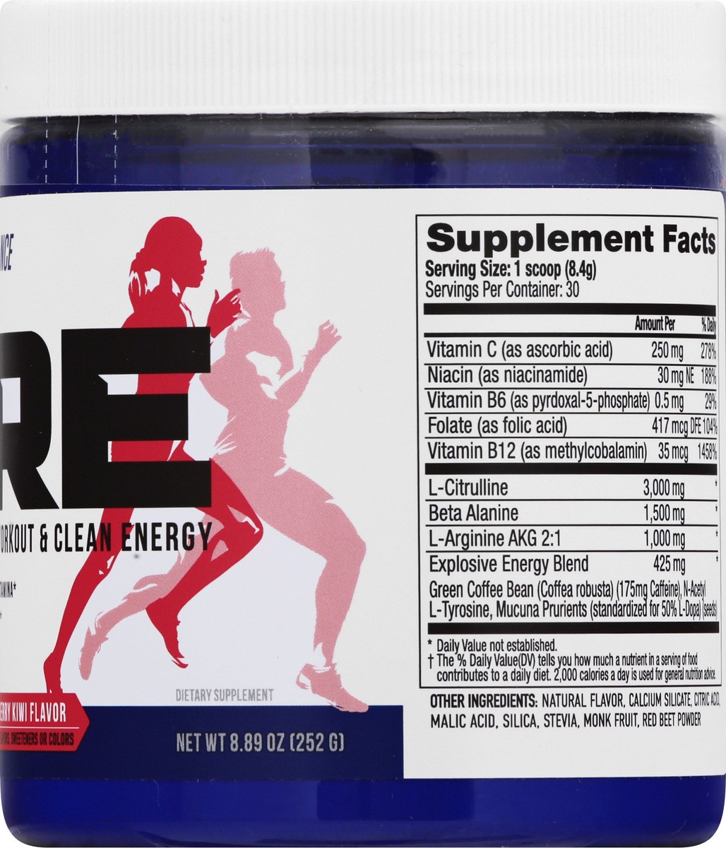 slide 12 of 12, Performance Inspired Nutrition Apex-Pre Strawberry Kiwi Dietary Supplement 8.89 oz, 8.89 oz