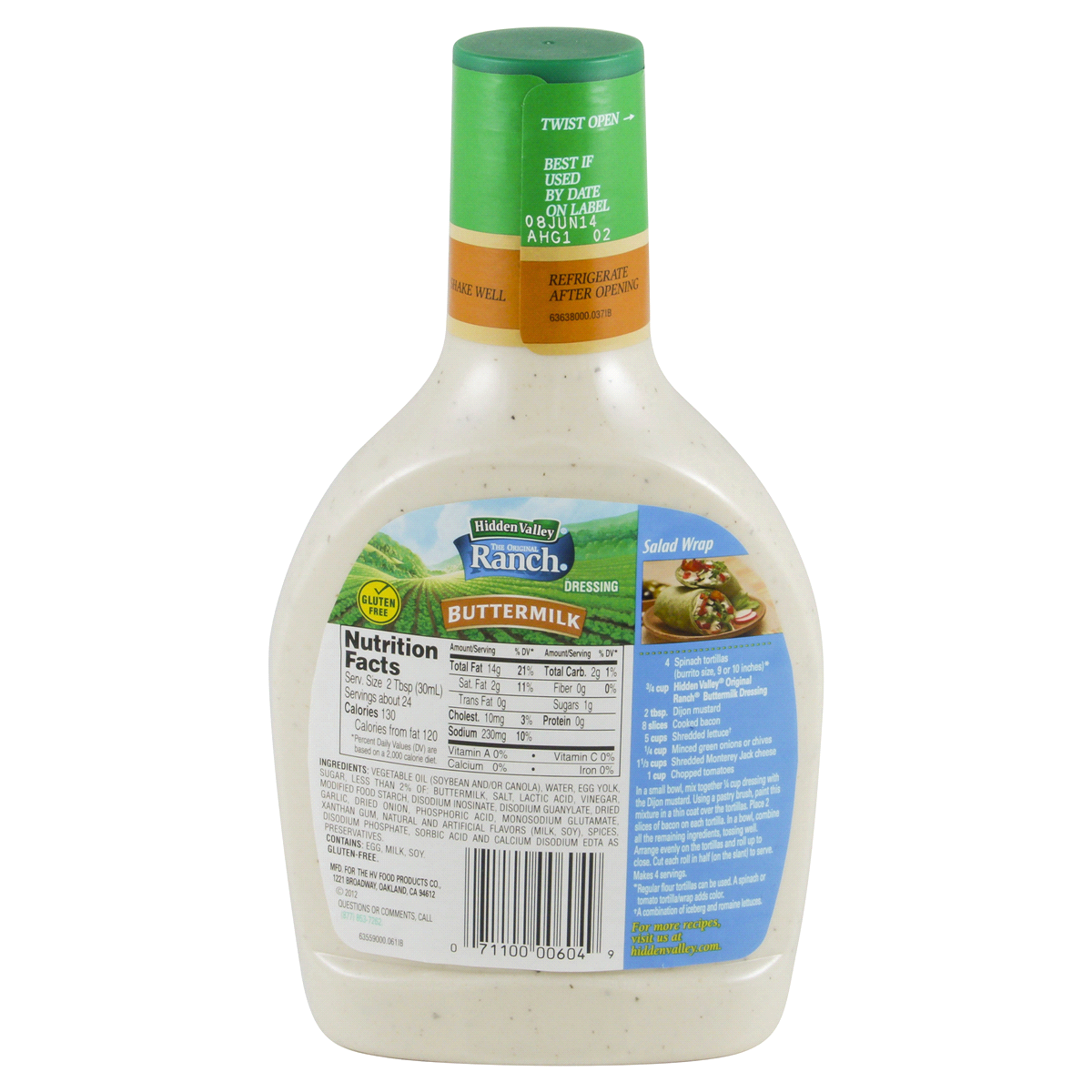 slide 3 of 8, Hidden Valley Buttermilk Ranch Topping and Dressing, 24 fl oz