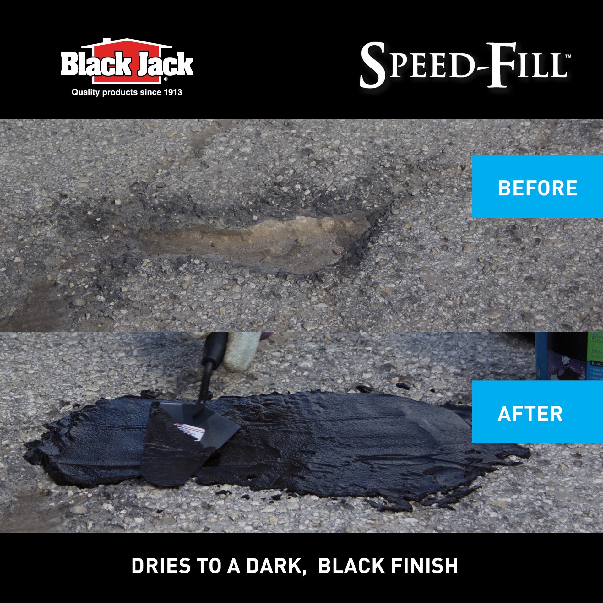 slide 5 of 6, BLACK JACK Speed-Patch 10 Pound(s) Asphalt Cold Patch, 1 ct