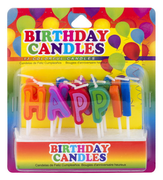 slide 1 of 1, LaMi Birthday Candles, 13 ct