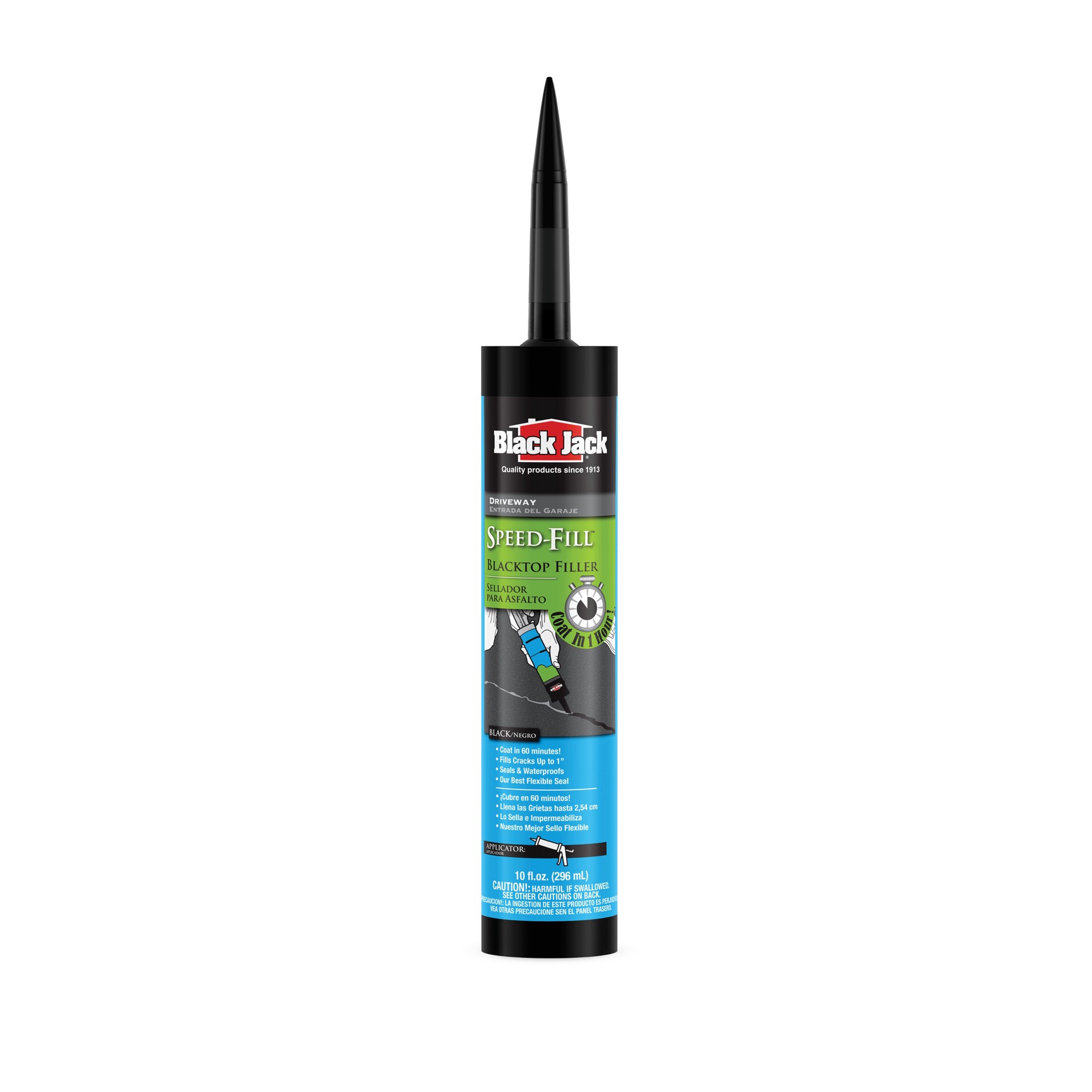 slide 1 of 6, BLACK JACK Speed-Fill#8482 10 Fluid ounce(s) Asphalt Crack Filler, 1 ct