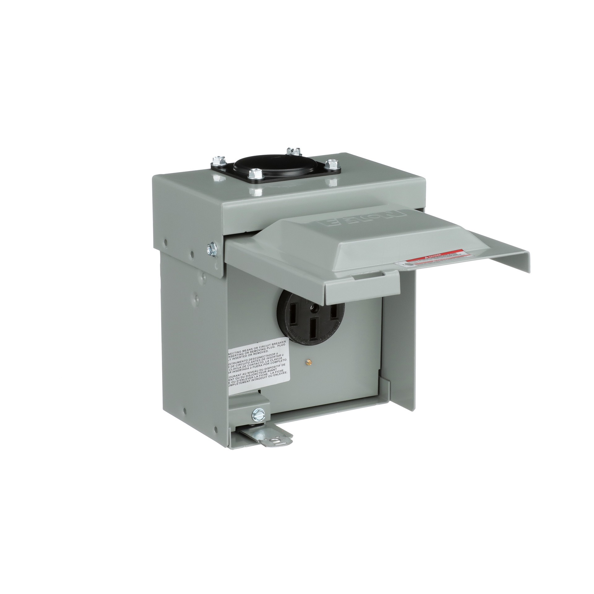 slide 6 of 6, Eaton 50 Amp Overhead only Temporary Power Panel, 1 ct