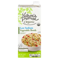 Nature's Promise Organic Low Sodium Vegetable Broth