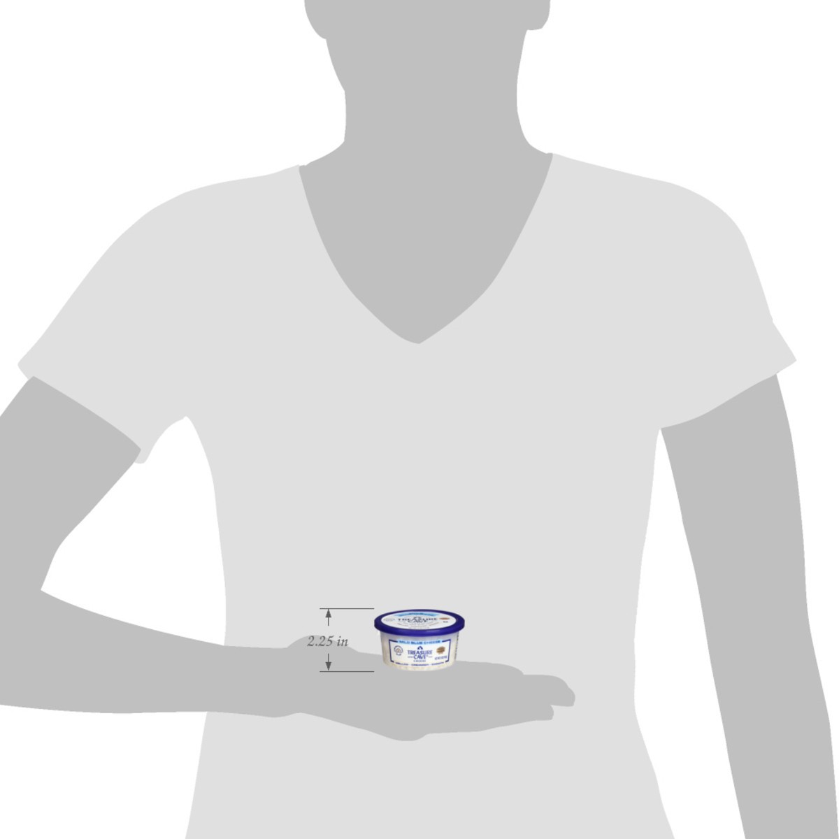 slide 2 of 13, Treasure Cave Mild Blue Cheese Crumbles 5 oz, 5 oz