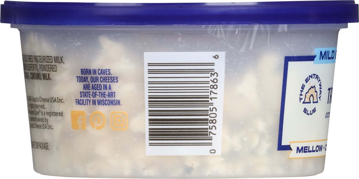 slide 10 of 13, Treasure Cave Mild Blue Cheese Crumbles 5 oz, 5 oz