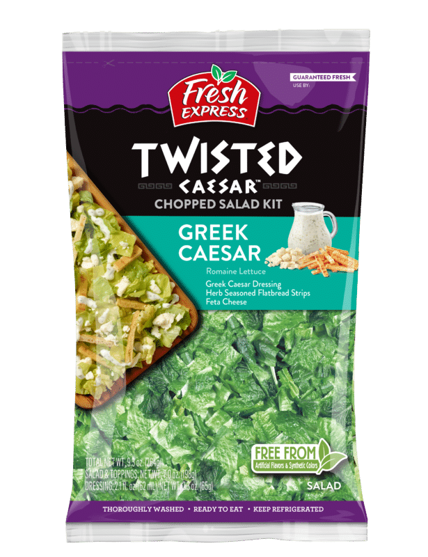 slide 1 of 1, Fresh Express Twisted Greek Caesar, 9.3 oz