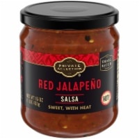 slide 1 of 1, Private Selection Red Jalapeno Salsa, 16 oz