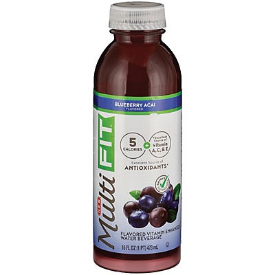 slide 1 of 1, H-E-B Blueberry Acai Multifit Water - 16 oz, 16 oz