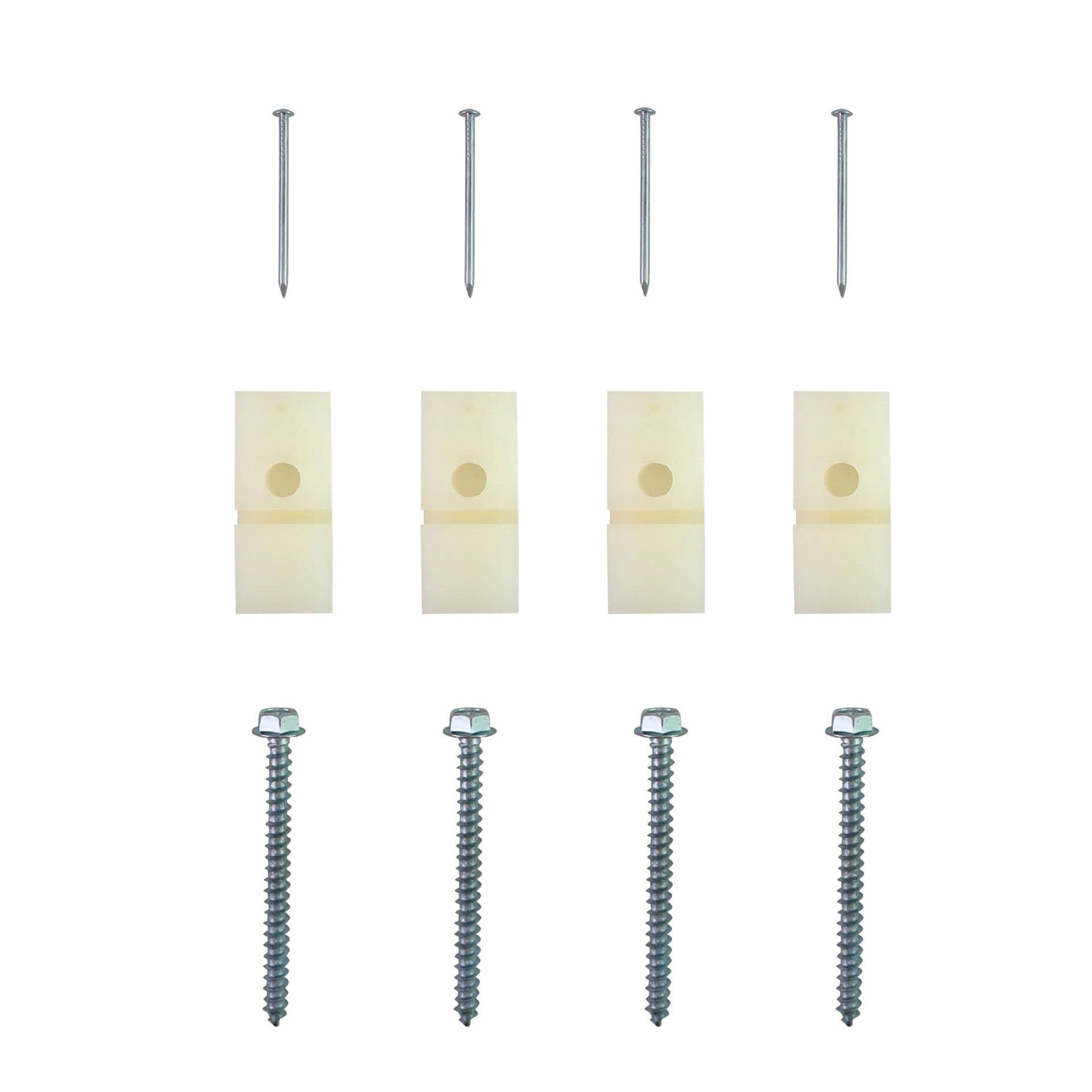 slide 3 of 4, QuakeHOLD! Plastic 100-lb Capacity Hanging hooks and nails 4 - Pack, 1 ct