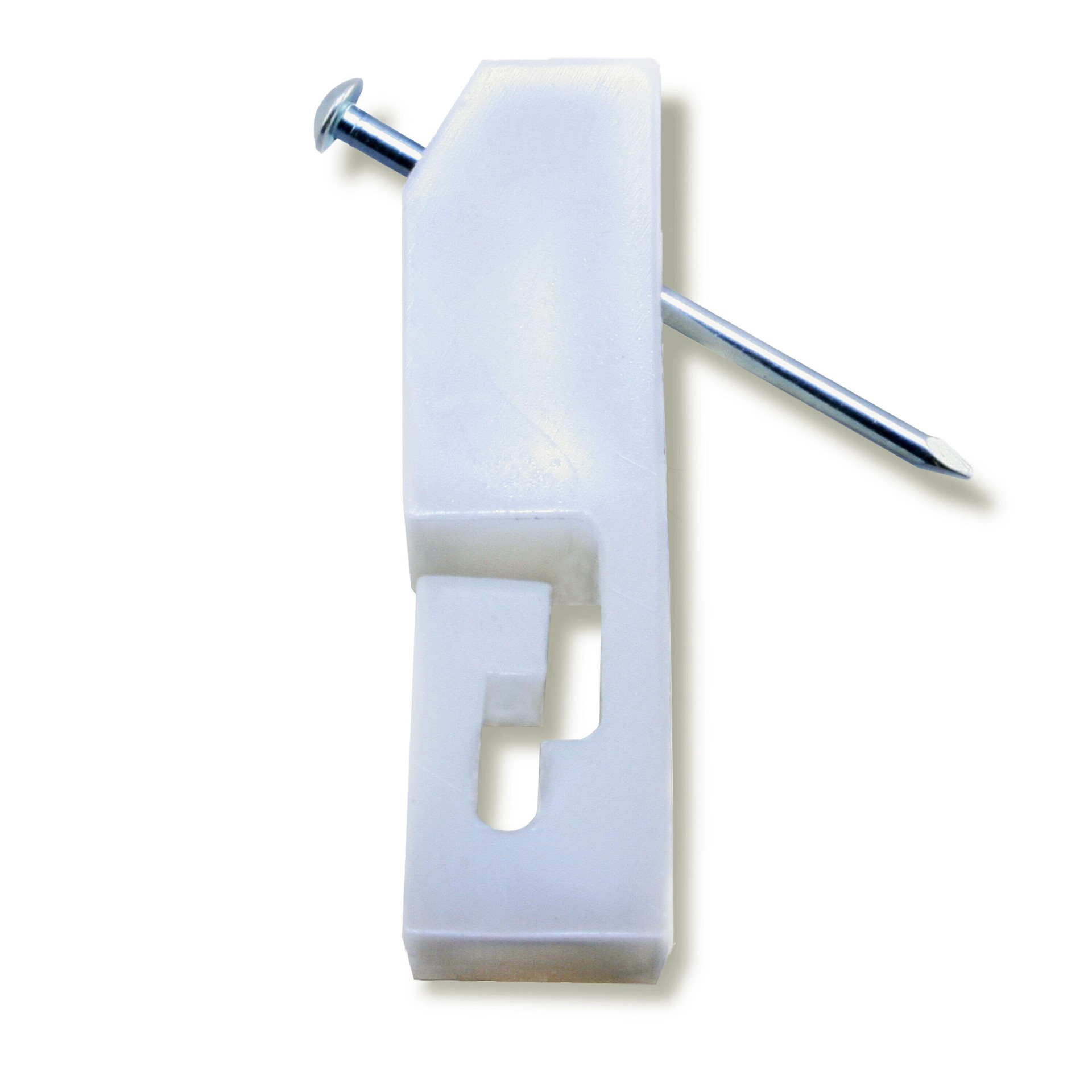 slide 4 of 4, QuakeHOLD! Plastic 100-lb Capacity Hanging hooks and nails 4 - Pack, 1 ct