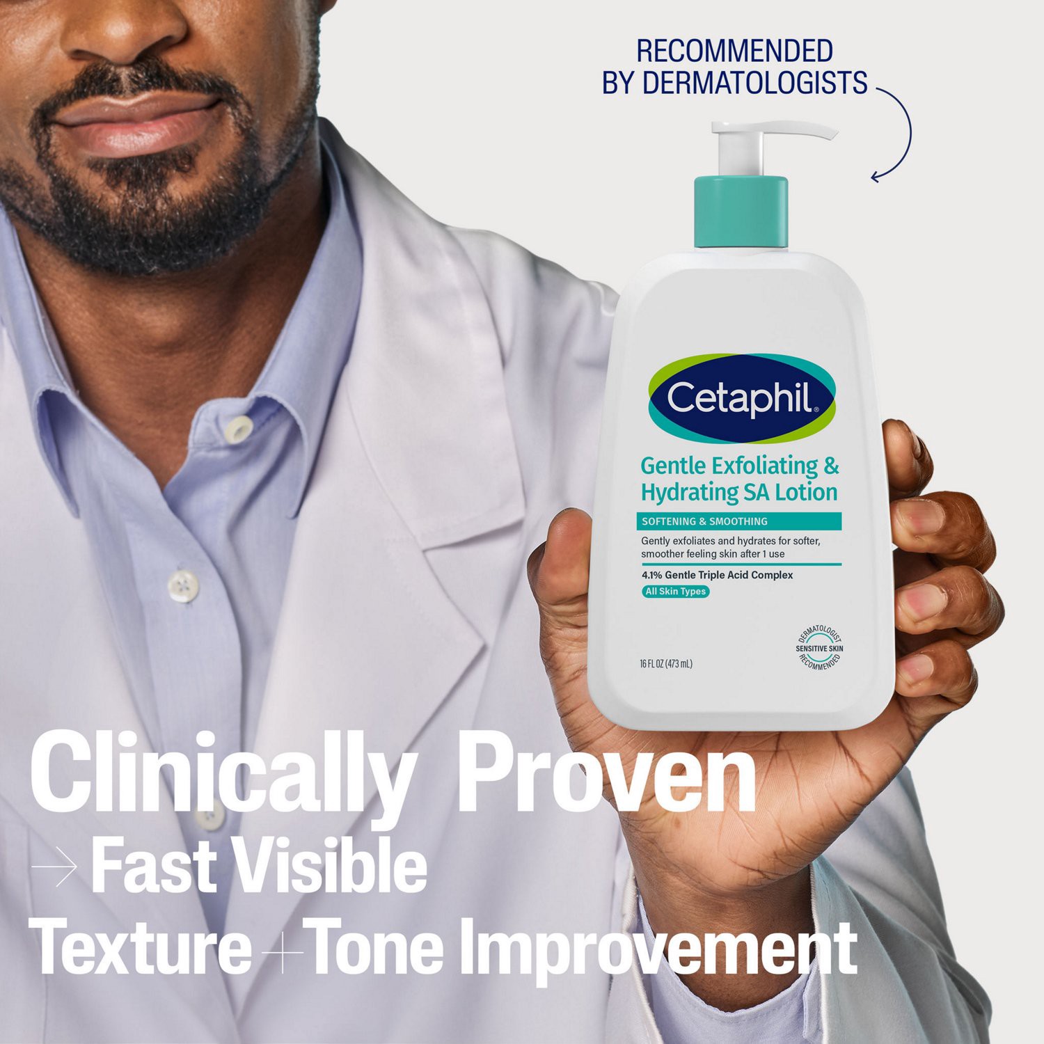 slide 3 of 8, Cetaphil Exfoliating Lotion, 16 oz