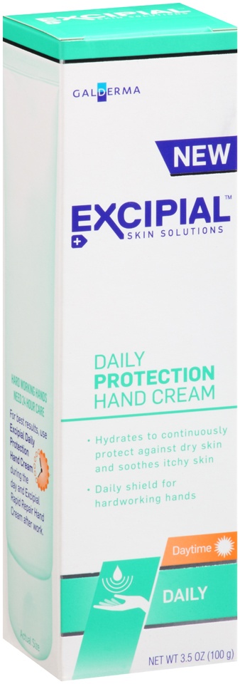 slide 2 of 7, Excipial Daily Protection Hand Cream, 3.5 oz