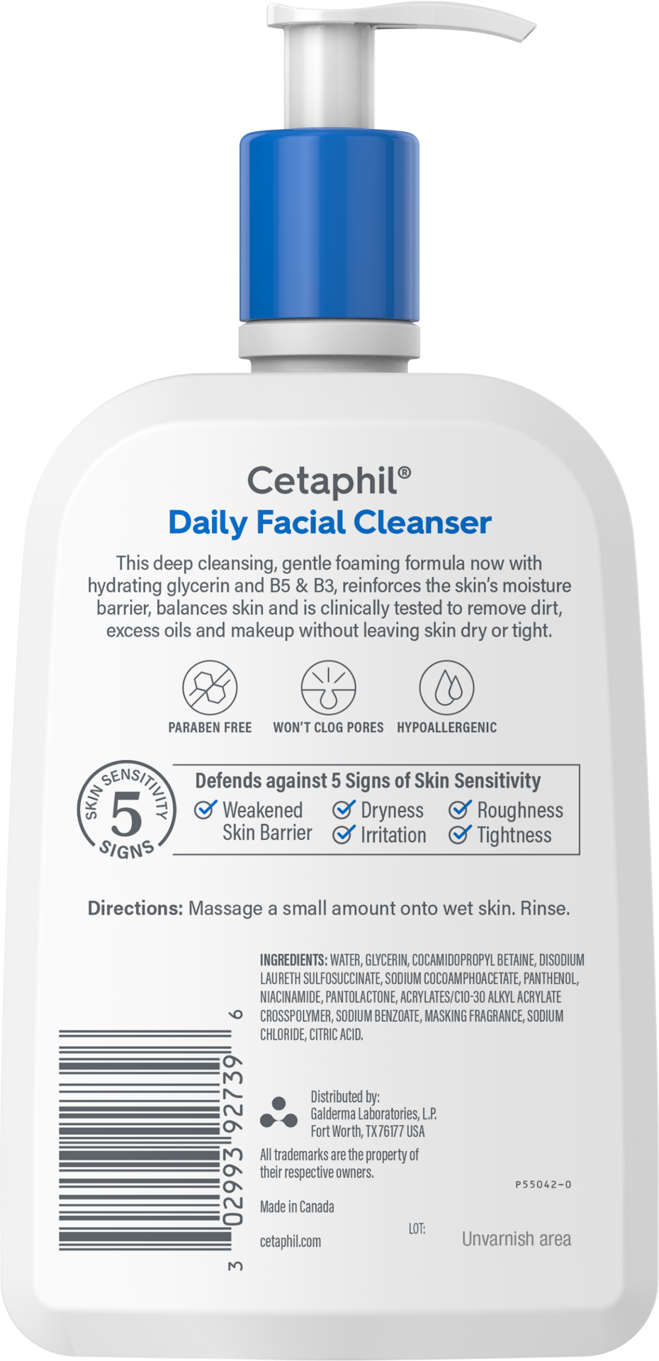 slide 2 of 2, Cetaphil Daily Facial Cleanser, 20oz, 20 oz