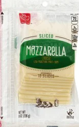 Harris Teeter Sliced Mozzarella Cheese