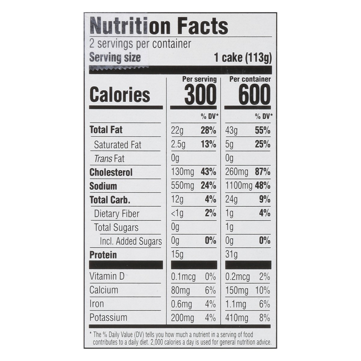 slide 6 of 13, Luke's Garlic&Herb Lobster Cakes,