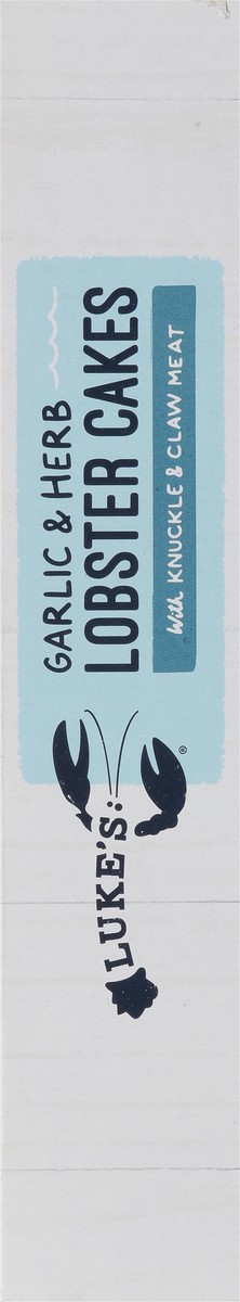 slide 4 of 13, Luke's Garlic&Herb Lobster Cakes,