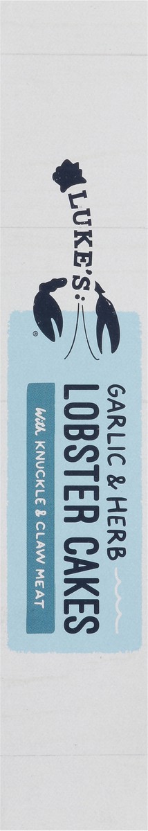 slide 10 of 13, Luke's Garlic&Herb Lobster Cakes,