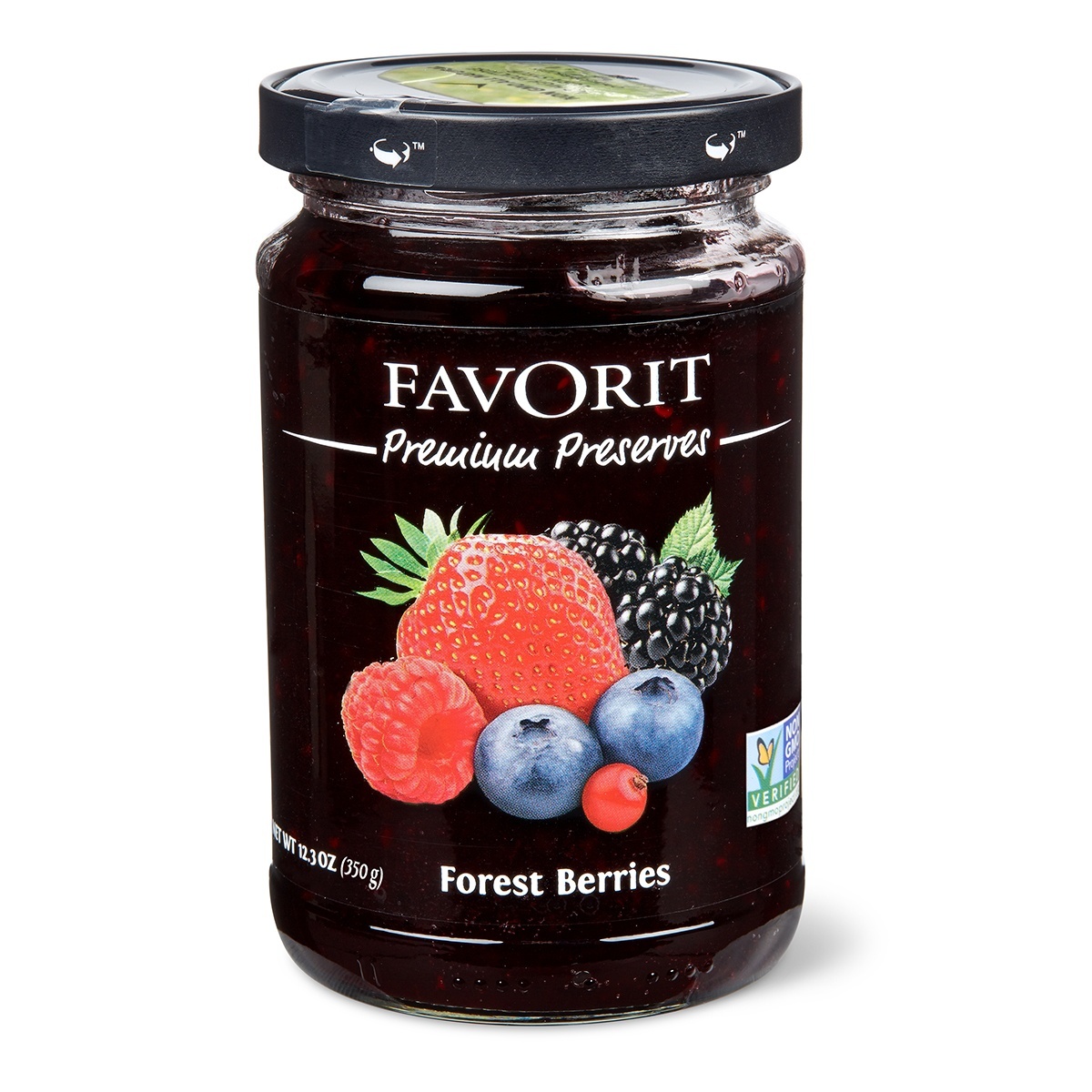 slide 1 of 1, Favorit Forest Forest Berry Jam, 12.3 oz
