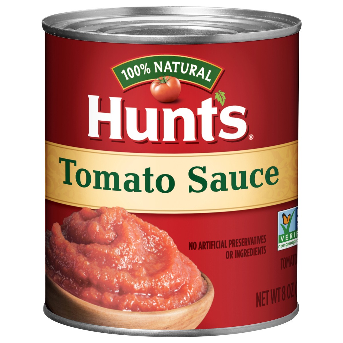 slide 1 of 1, Hunt's 100% Natural Tomato Sauce, 8 oz
