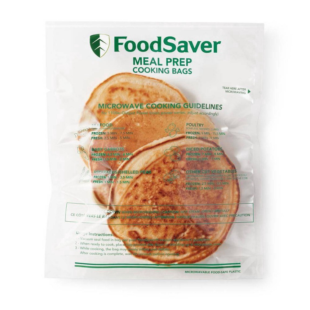 slide 2 of 5, FoodSaver Meal Prep Microwavable Bags, 16 ct