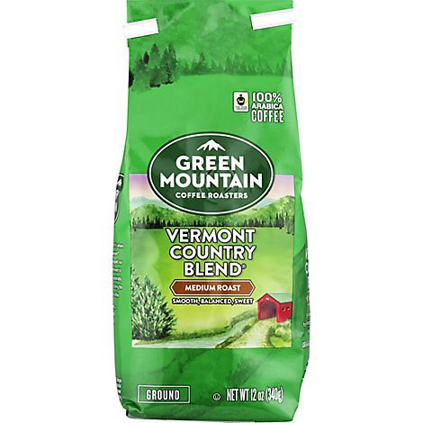 slide 1 of 1, Green Mountain Coffee Roasters Vermont Country Blend Medium Roast Ground Coffee Bagged - 12 Oz, 12 oz