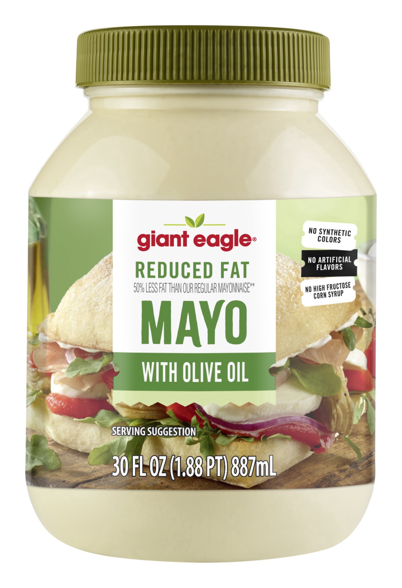 slide 1 of 1, Ge Olive Olive Mayonnaise, 30 oz