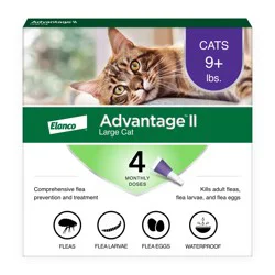 advantage Bayer Advantage II Topical Flea Prevention and Treatment - Large Cats - 4pk