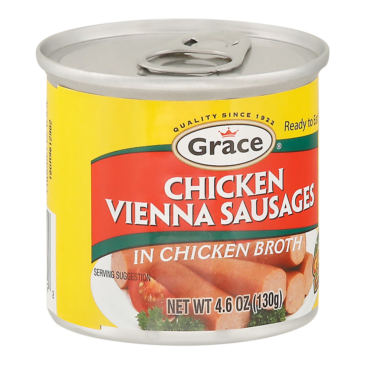 slide 7 of 9, Grace Chicken Vienna Sausages in Chicken Broth 4.6 oz, 4.6 oz