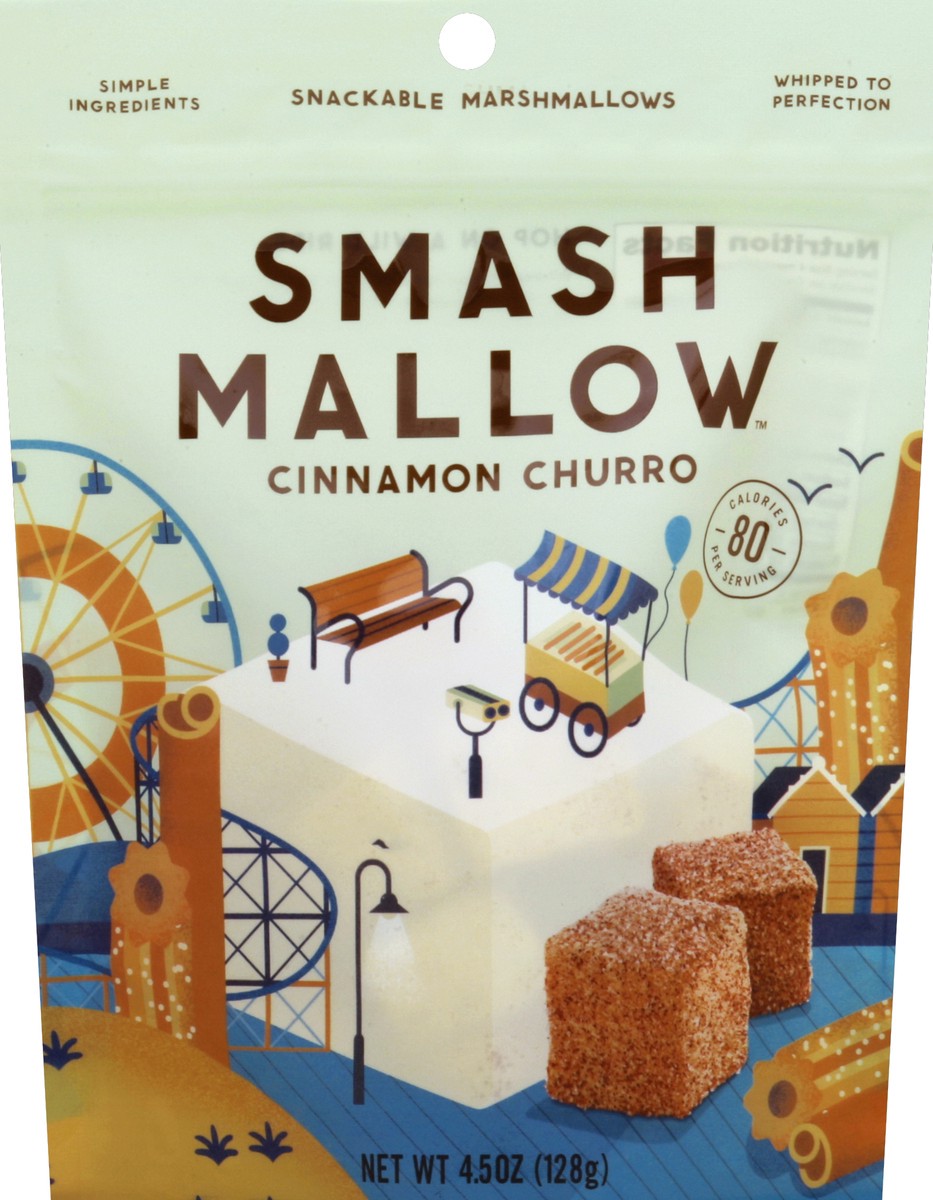 slide 2 of 2, SmashMallow Cinnamon Churro Snackable Marshmallows 4.5 oz, 4.5 oz