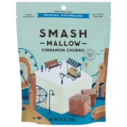 SmashMallow Cinnamon Churro Snackable Marshmallows 4.5 oz