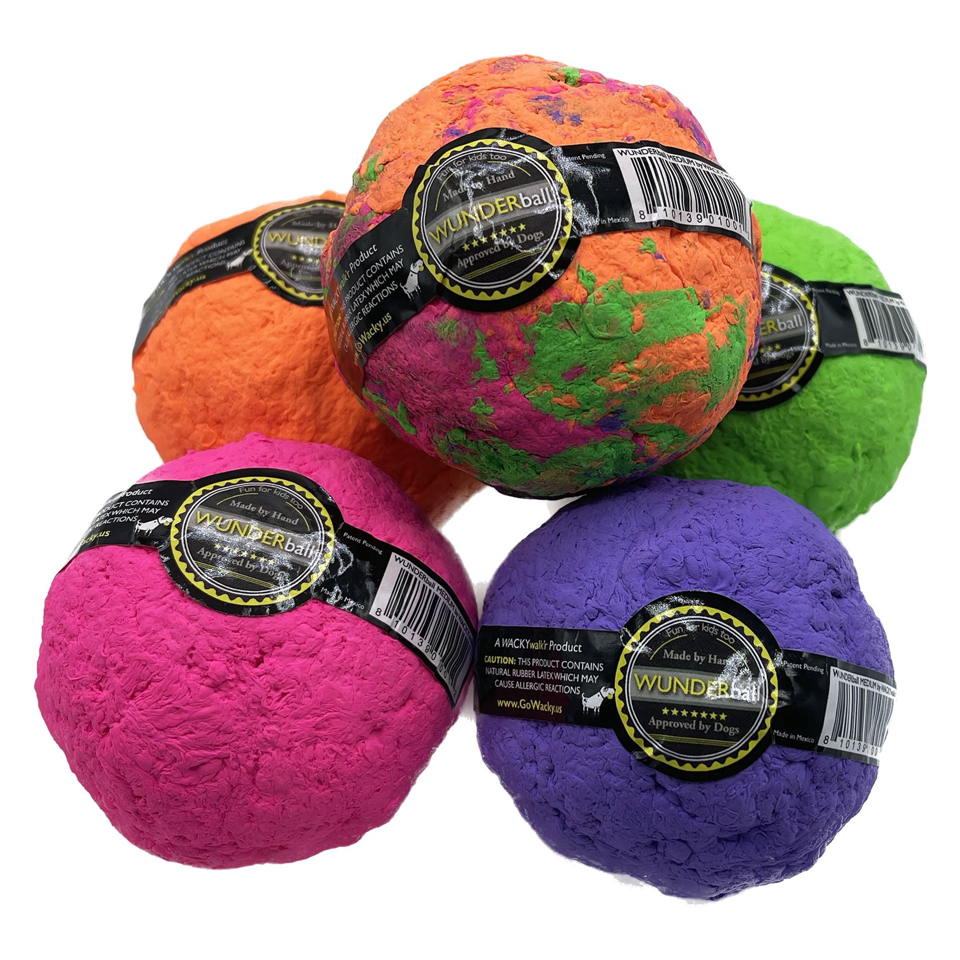 slide 1 of 1, WACKYwalk'r WUNDERball Dog Toy (COLOR VARIES), MED
