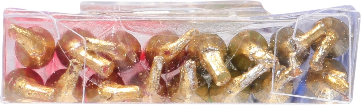 slide 6 of 9, Caspari Candles-Mixed Brights, 16 ct