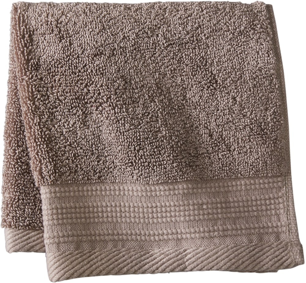 slide 1 of 1, Modavari Pima Pinstripe Washcloth - Driftwood, 1 ct