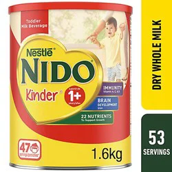 Nestle Nido Kinder 1 Plus Toddler Powdered Milk Beverage Canister - 56.3 Oz