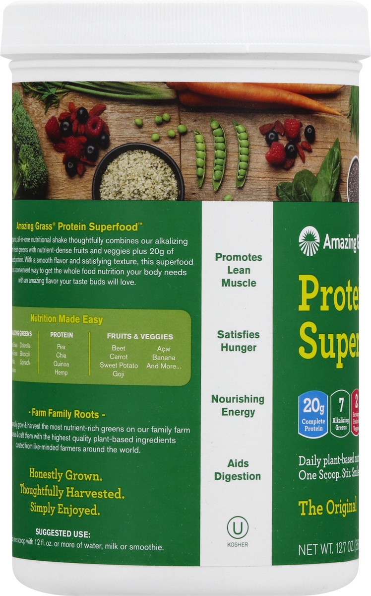 slide 7 of 9, Amazing Grass The Original Protein Superfood 12.7 oz, 12.2 oz