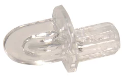 Hillman Plastic Shelf Pins - Clear - 8 Pack