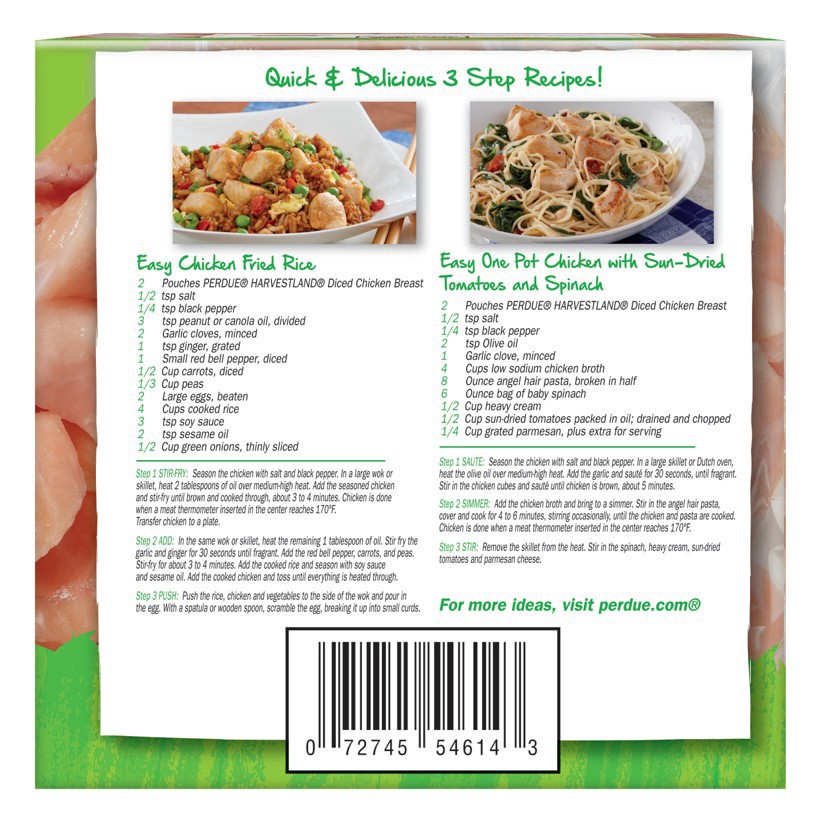 slide 13 of 16, Perdue Harvestland Diced Chicken Breasts - Frozen - 2lbs, 2 lb