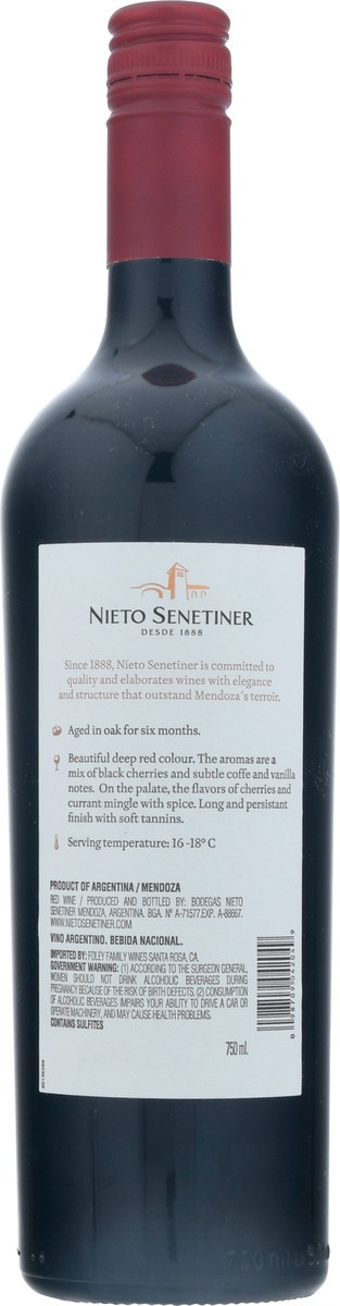 slide 6 of 9, Nieto Senetiner Mnieto Reserva Malbec Wine, 750 ml