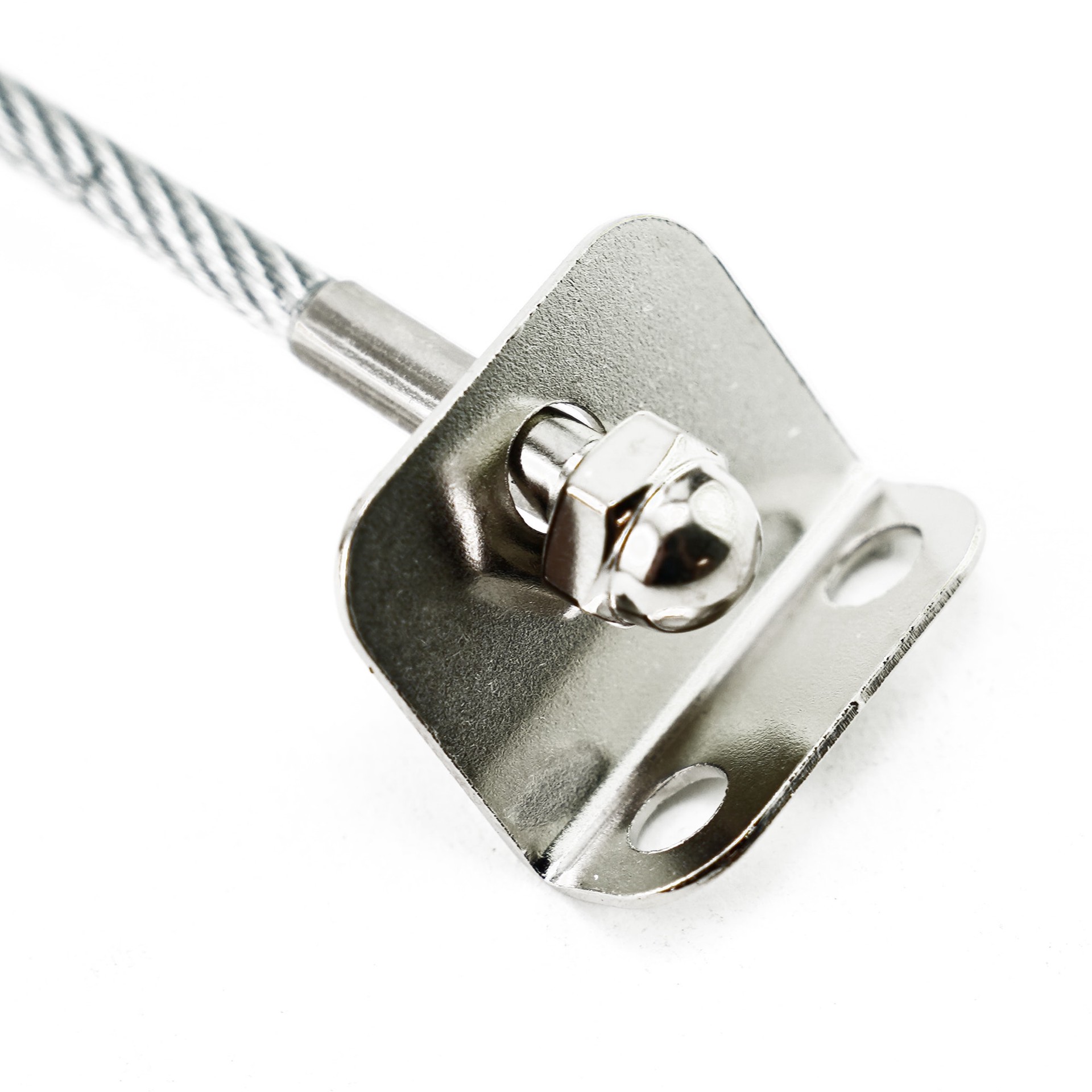 slide 3 of 6, QuakeHOLD! Secure Your Furniture with Steel Furniture Cable - Prevent Tip/Fall - Silver Finish - Easy Installation - Includes All Necessary Hardware, 1 ct