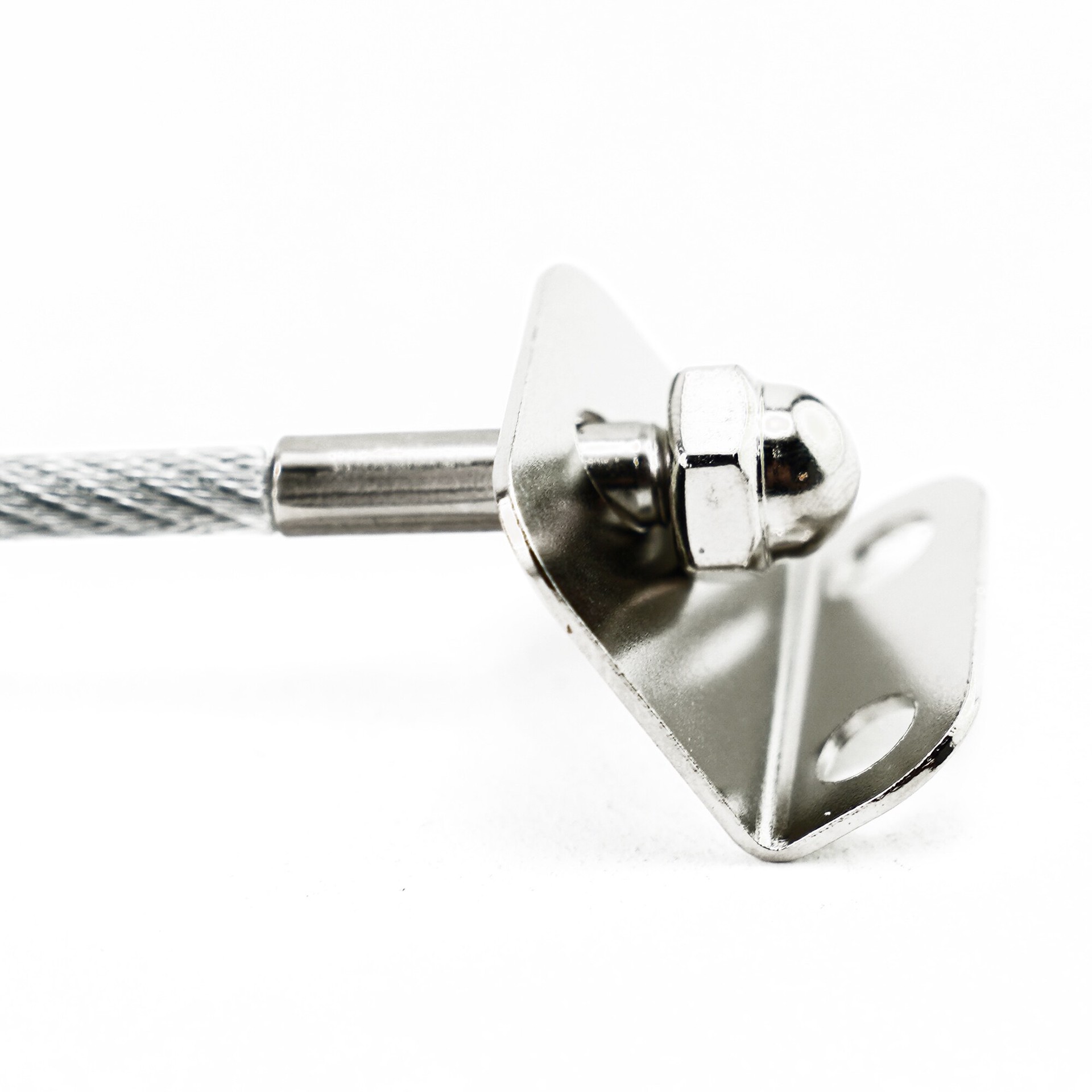 slide 6 of 6, QuakeHOLD! Secure Your Furniture with Steel Furniture Cable - Prevent Tip/Fall - Silver Finish - Easy Installation - Includes All Necessary Hardware, 1 ct