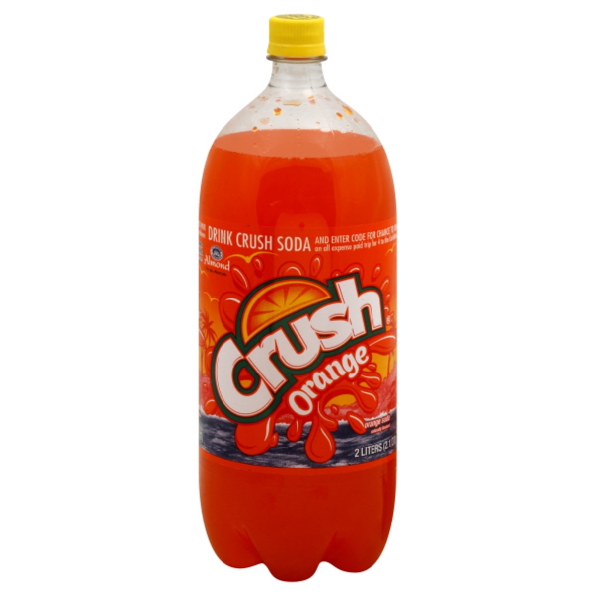 slide 2 of 2, Crush Orange Soda Bottle, 2 liter