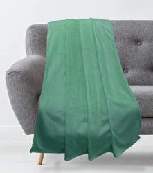 Everyday Living 50 in x 60 in Microplush Green Throw