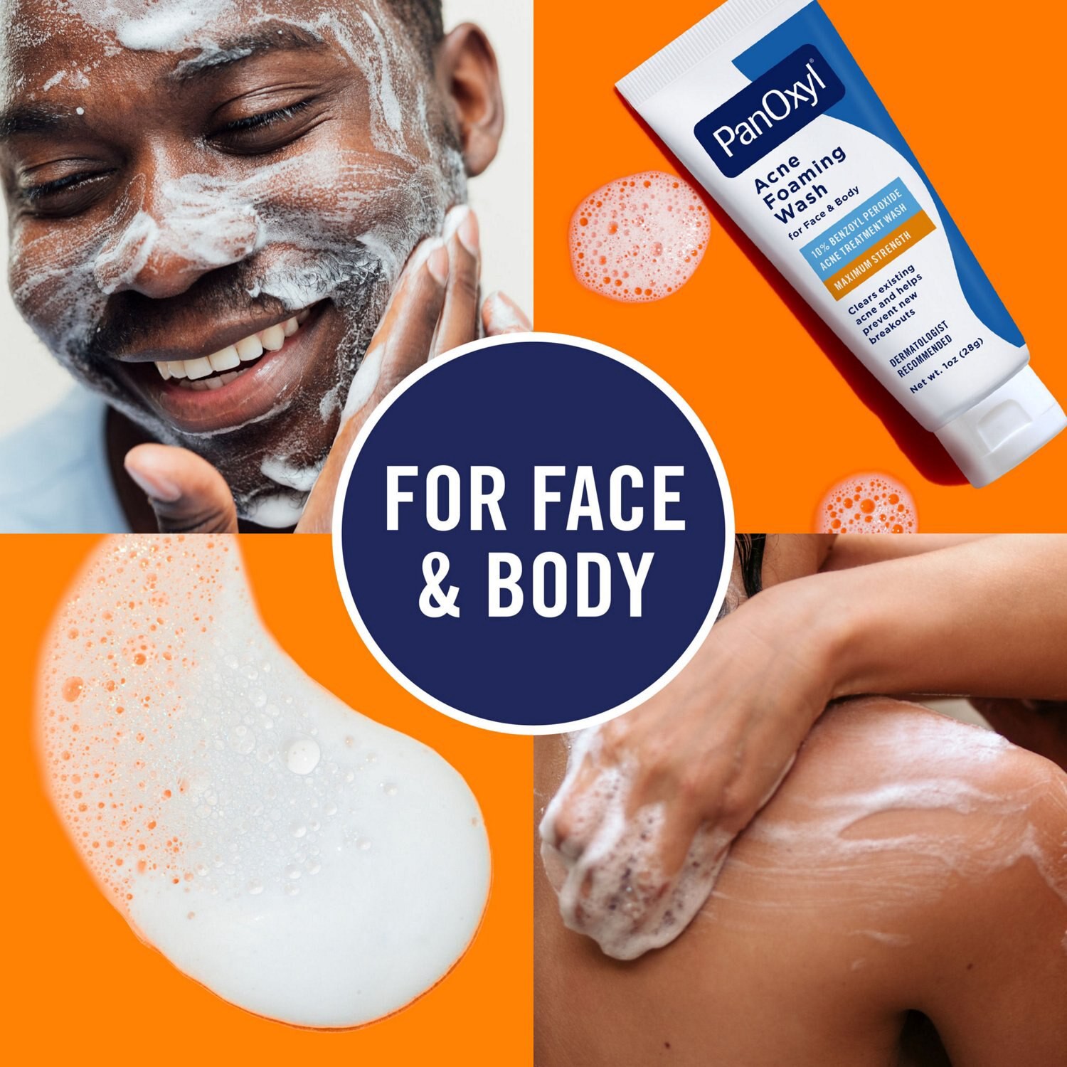 slide 5 of 7, PanOxyl Maximum Strength Acne Foaming Wash 1 oz, 1 oz